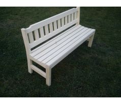 Dřevěná lavice bez područek - Borovice
